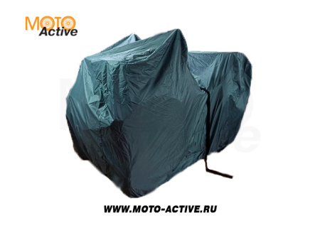 Чехол для квадроцикла ОКСФОРД 240 разм. L (большой квадр) черный с серым BM500