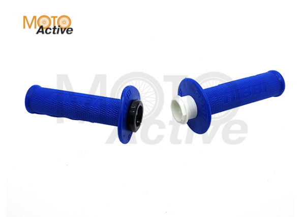 Ручки руля (грипсы) NIBBI Racing "Lock-on" (Синие)