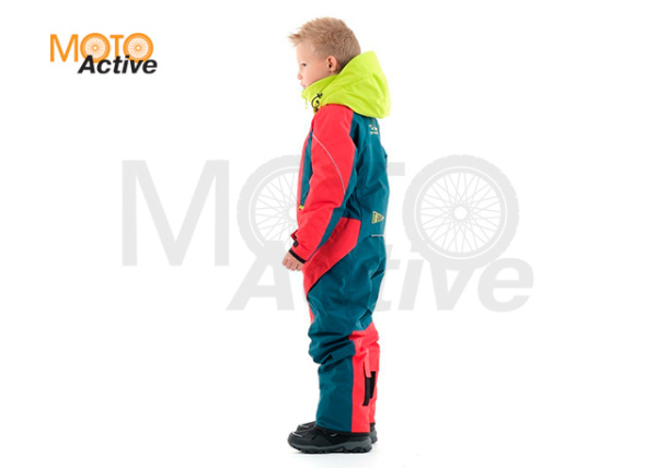 Зимний утепленный комбинезон DF Junior Gravity RedDark Ocean (116-122)