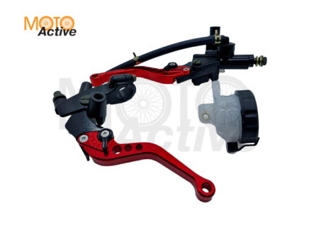 Рычаг сцепления тормоза с кронштейном #2 CNC красный