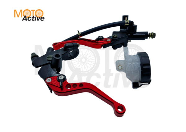 Рычаг сцепления тормоза с кронштейном #2 CNC красный