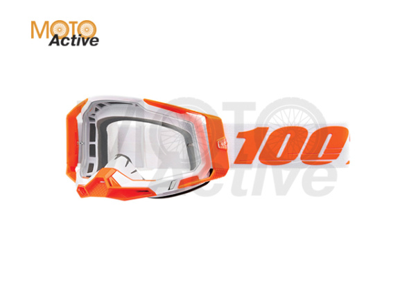 Очки 100% Racecraft 2 Goggle Orange / Clear Lens
