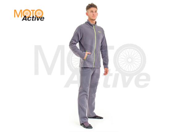 Мужская флисовая кофта Level Gray Lemon (L)