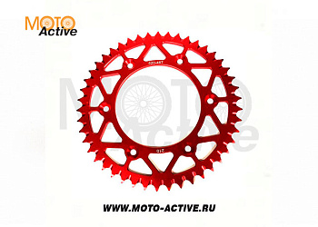 Звезда ведомая 520-46 X-TECH алюминевая с самоочисткой Кросс 250-450 6х153х125