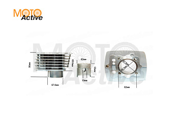 ЦПГ (поршневая) 162FMJ (CG150) D=62 KATANA (87,5/84,1/68,6/15)