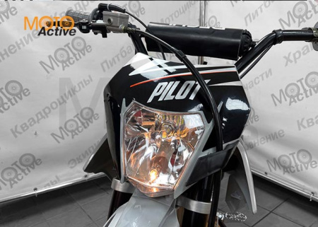 Питбайк Regulmoto PILOT EA 14/12 (полуавтомат КПП) серый-черный