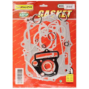 Набор прокладок (полный)  TTR-125см3 (ниж. эл./стартер) "SHANGZHI"