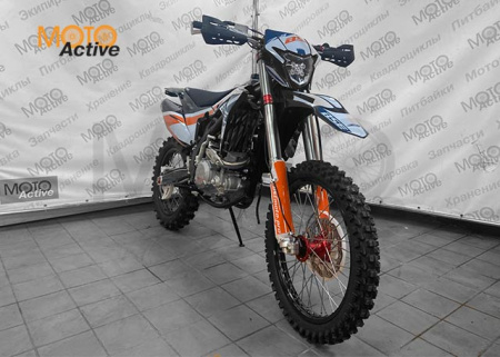 Эндуро / кроссовый мотоцикл BSE Z8 300e 21/18 Blue Orange Black 2