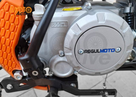 Питбайк Regulmoto SPITFIRE 140cc 17/14 PRO Черный-оранжевый