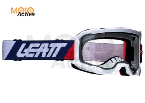 Маска кросс Velocity 4.5 Royal Clear 83%(бело-синий)