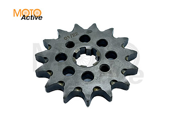 Звезда ведущая (428H-15) 17мм X-TECH сталь 20CrMnTi, с самоочисткой