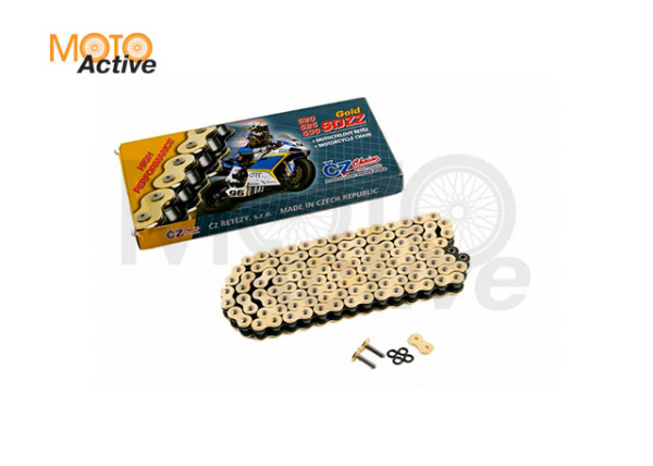 Цепь для мотоцикла CZ Chains 530 SDZZ Gold - 110 (Active-Ring, усиленная)