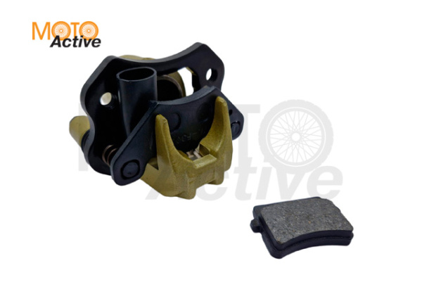 Суппорт тормозной (дисковый) ATV 110/125 (передний однопоршневой, левый) "BEEZMOTO"