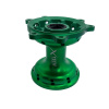 Ступица передняя CNC (R21" d=15mm) зеленая X-TECH