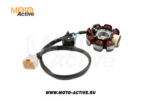 Статор генератора двиг.1P57QMJ-2D (150см3, вариатор, задн.ход)