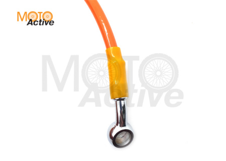 Шланг гидравлический тормозной (армированный) L=1500 d=10мм оранжевый