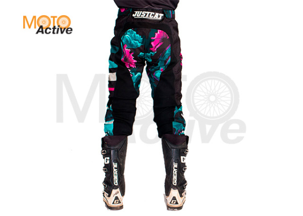 Штаны кросс-эндуро JUSTCAT SCULL FLOWERS