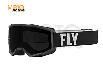 Очки для мотокросса FLY RACING FOCUS SAND (2022) черный/белый затемненные