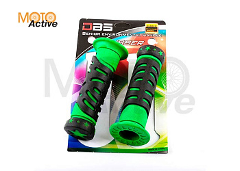 Ручки руля (mod:2, зеленые) "DBS"