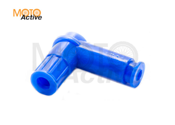 Свечной колпачок для питбайка, силикон - синий