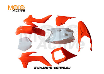 Комплект пластика KAYO K1 оранжевый/белый