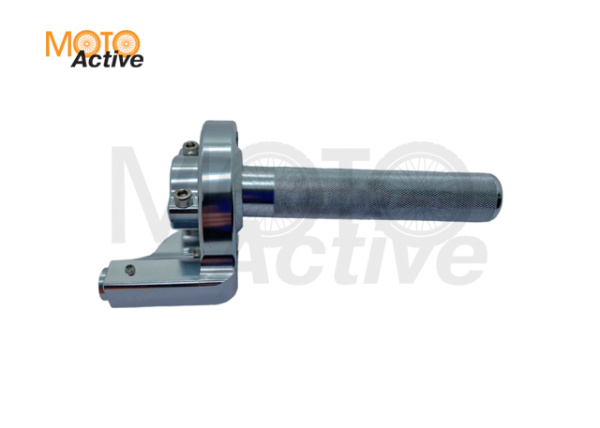 Ручка газа короткоходная (тюнинг) (серебристая)