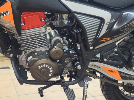 Мотоцикл REGULMOTO TE 4 valve oil черный/оранжевый