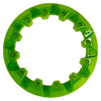 Пластик накладка декоративная бэдлок ATV WILD TRACK, 10" зеленый