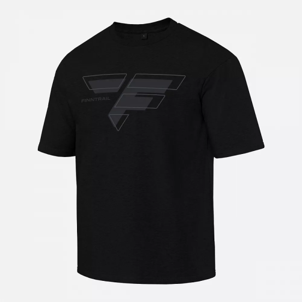 Футболка FINNTRAIL Logo 6722 Black (L)