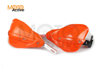 Защита рук Regulmoto Ultra set усиленная с креплением 22/28мм (оранжевая)