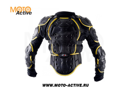 Черепаха защитная ATAKI SC-P114 черная/Hi-Viz желтая