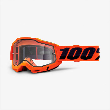 Очки 100% Accuri 2 Enduro Goggle Orange / Clear Dual Lens