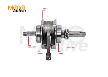 Коленвал 165FML, 200GY-5
