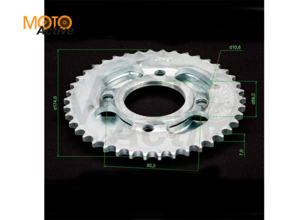 Венец, звезда ведомая (428H-42) CG/CB Intruder 4х90х58