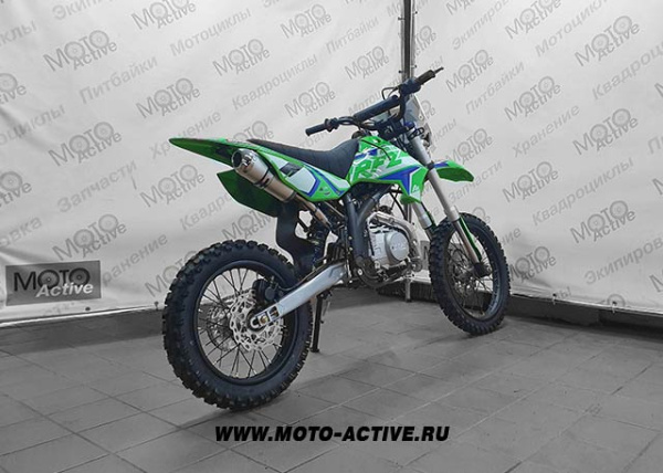 Питбайк APOLLO RFZ START 125 LЕ 17х14 ( Зеленый/GREEN)
