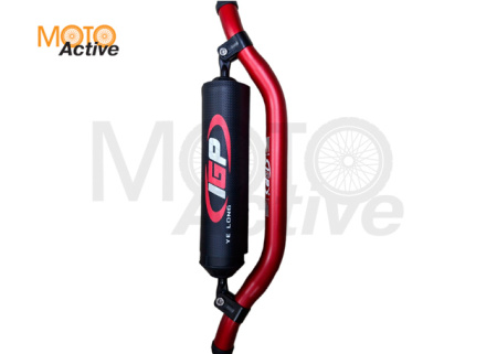 Руль алюминиевый 1-1/8 (28,6 мм) IGP "TWINWALL" (810 x 130 мм) (Красный,IGP-001-3)