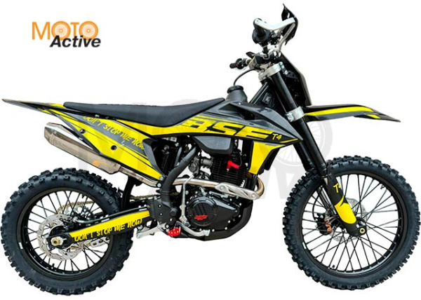 Эндуро / кроссовый мотоцикл BSE T4 Yellow (ZS172FMM-5)