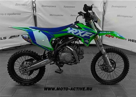 Питбайк APOLLO RXF Freeride 125LE, 19/16 (Зеленый)