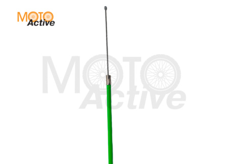 Трос газа 930 130 NIBBI 4T (Cross CB ) возд.охлаждение (L930 мм, общая длина 1060 мм) (Зеленый)