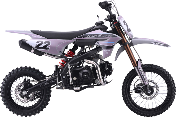 Питбайк BSE NEW ERA 110e 14/12 Grey Reed (Полуавтоматическая КПП) semi auto