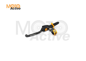 Рычаг сцепления в сборе c кронштейном регулируемый складной 360град черный