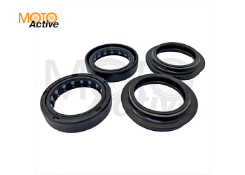 Комплект сальники   пыльники 37x50x11 / 37x50.3/51x13 переднего амортизатора