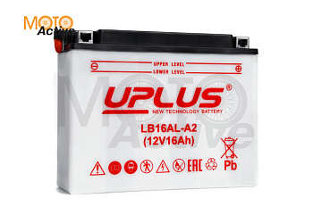 Аккумулятор LB16AL-A2(with sensor), 16 Ач UPLUS LB High Perfomance