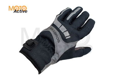 Перчатки зимние (с подогревом) Rockbros S173-1 Black/Gray