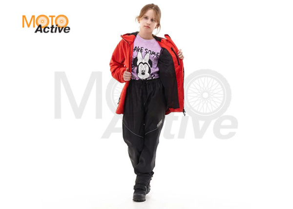 Комплект дождевой (куртка, брюки) EVO FOR TEEN RED (мембрана)