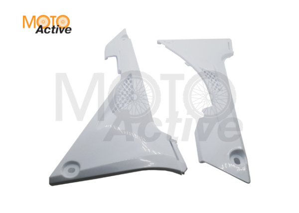 Боковые обтекатели центральные (пара) KAYO T2 ENDURO T4 (2020) белые