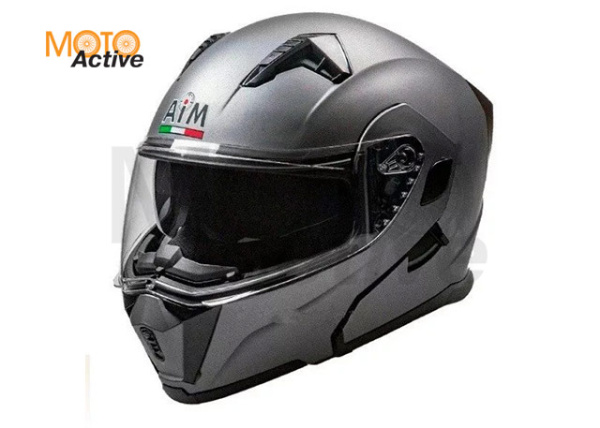 Шлем Снегоходный AiM JK906 Grey Metal