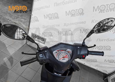 Скутер Regulmoto EAGLE 50 (LJ50QT-3L) колёса R12, Чёрный