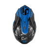 Шлем детский (кроссовый) JUST1 J32 YOUTH SWAT Hi-Vis, синий/черный матовый
