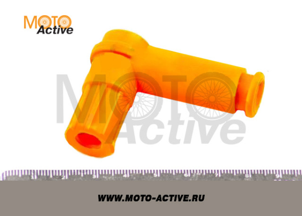 Свечной колпачок для питбайка, силикон - оранжевый